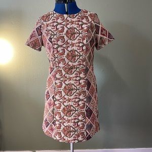 Mod Vintage 70s 60s shift dress Retro